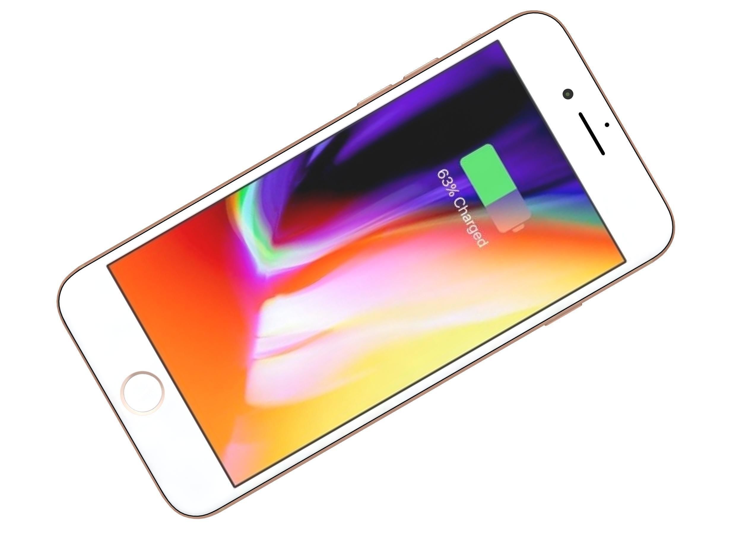 Apple iPhone 8 All Colors 3D model_12