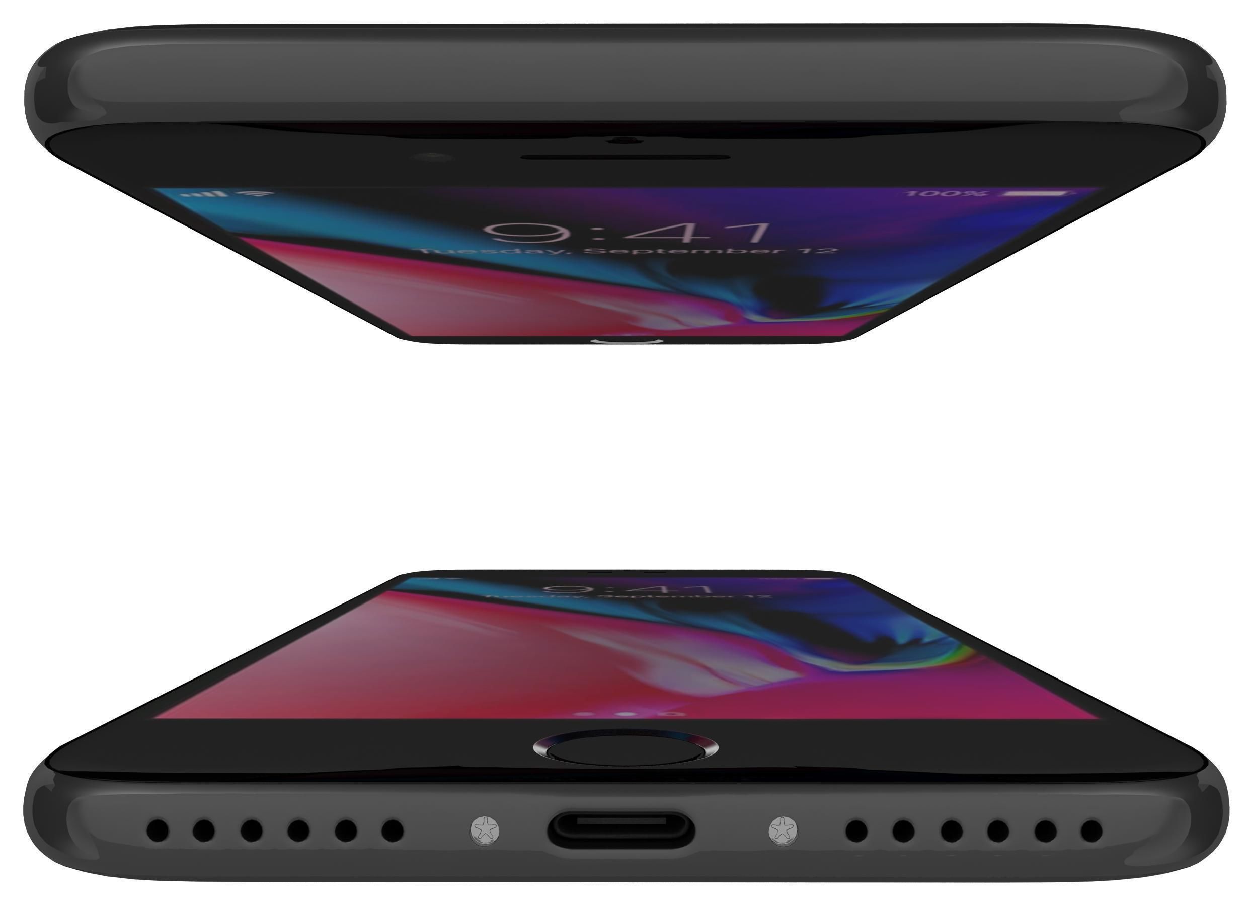 Apple iPhone 8 All Colors 3D model_8