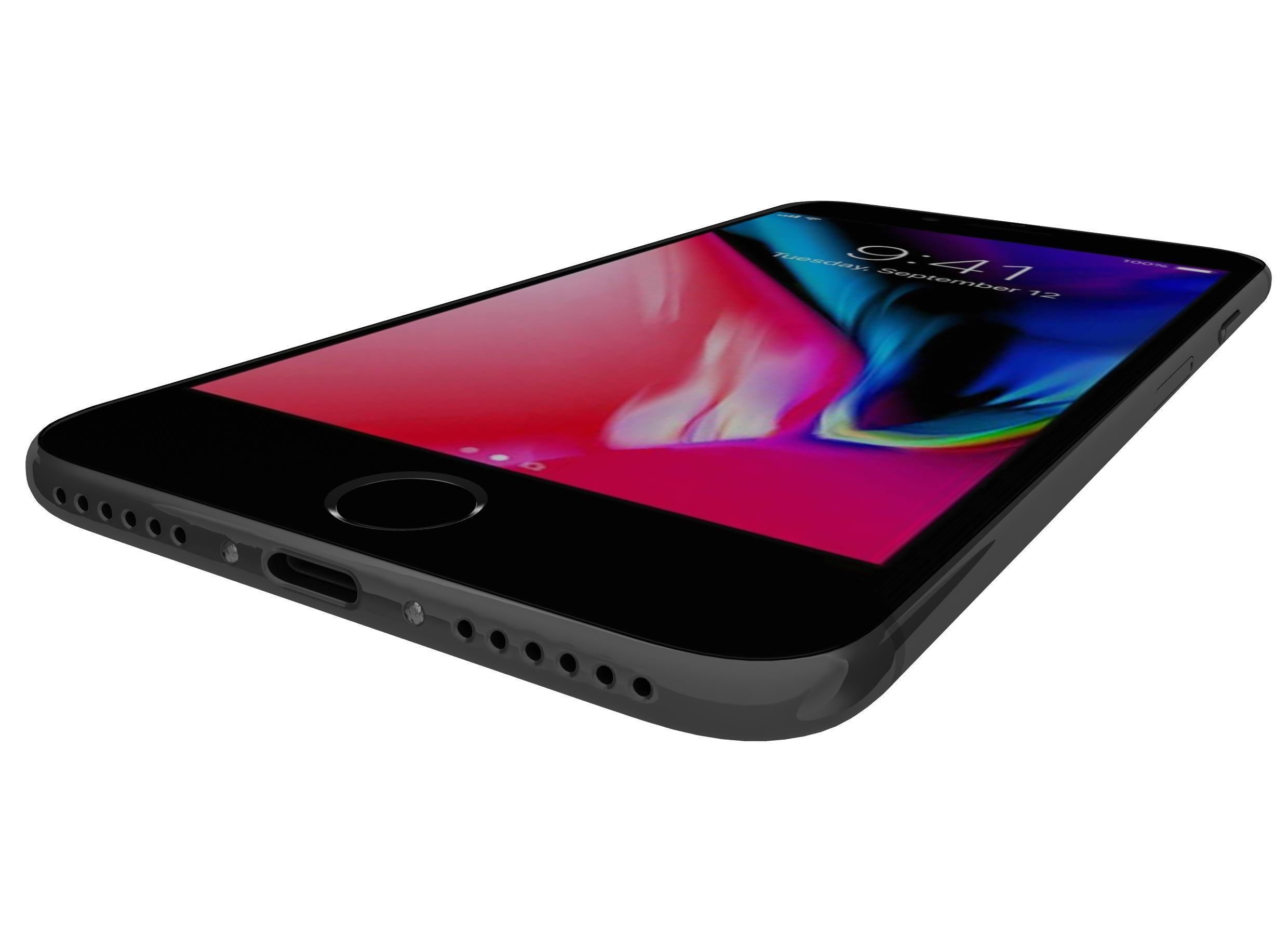 Apple iPhone 8 All Colors 3D model_19