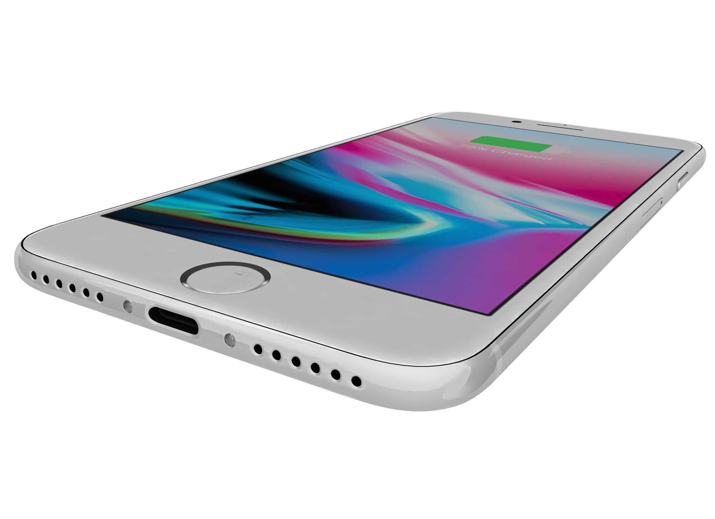 Apple iPhone 8 All Colors 3D model_20