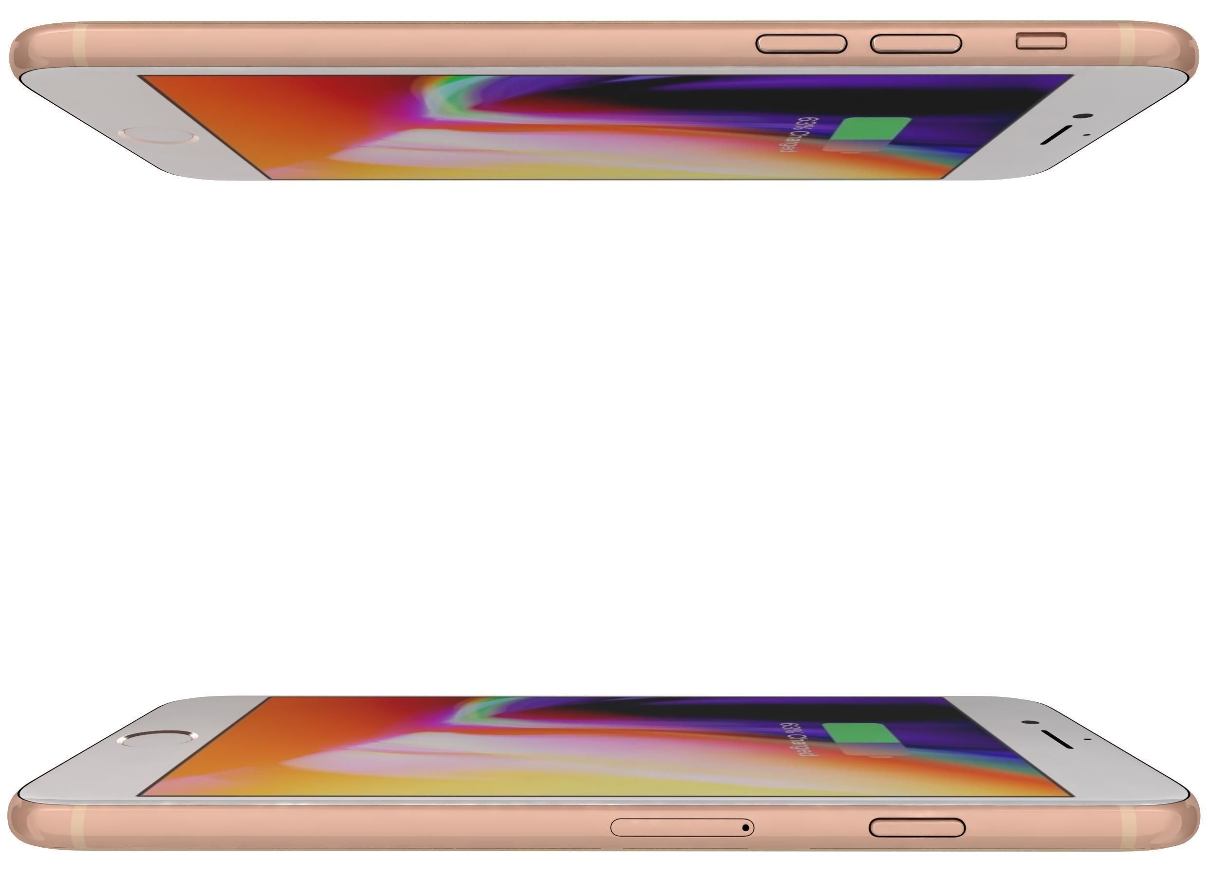 Apple iPhone 8 All Colors 3D model_11