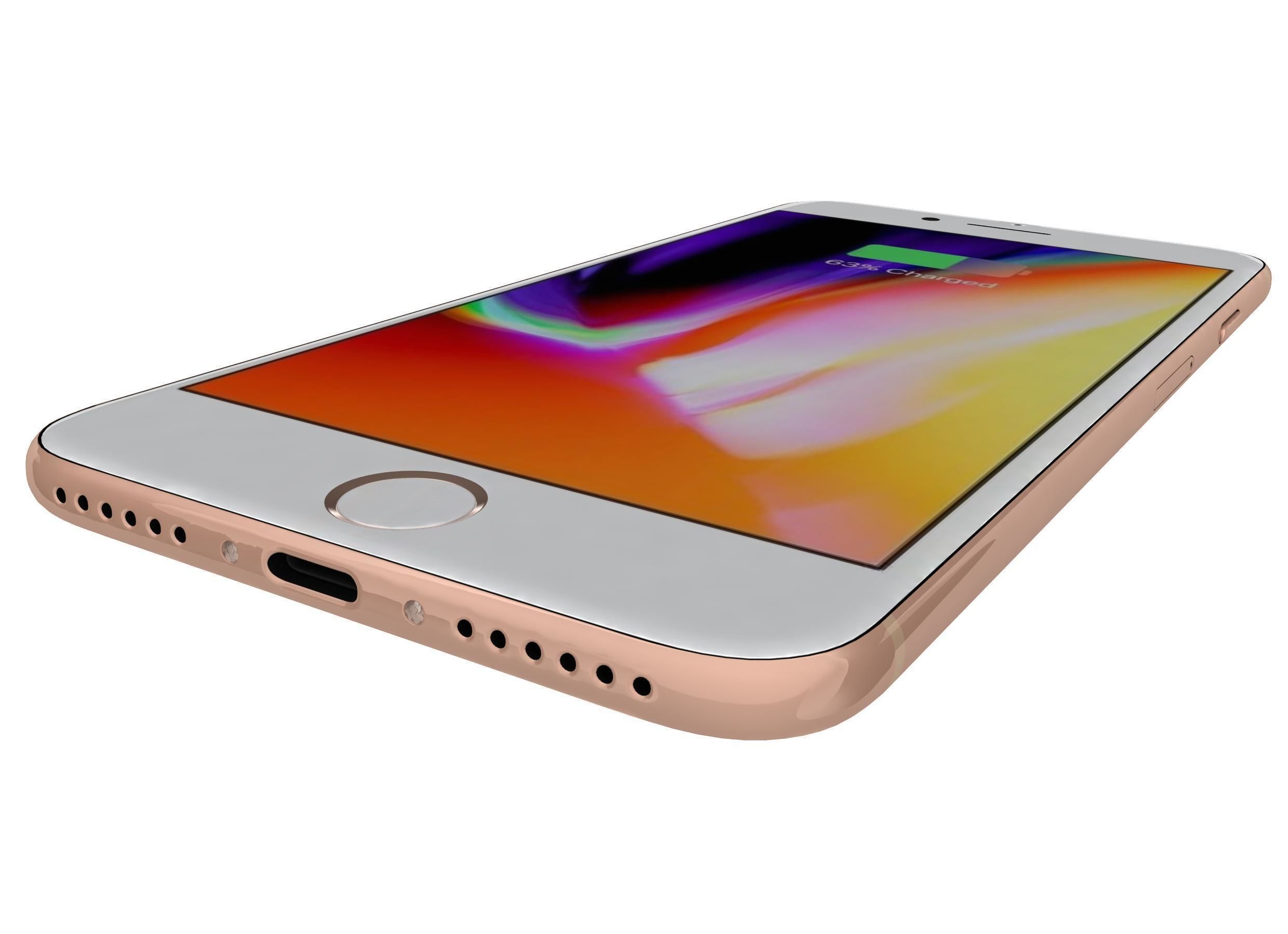 Apple iPhone 8 All Colors 3D model_18