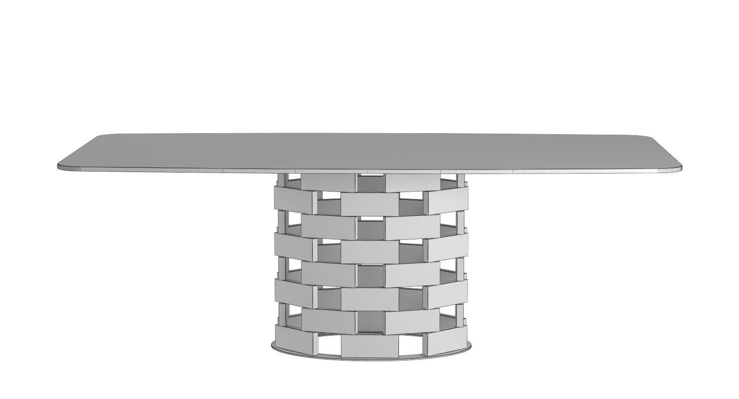 Tonin Casa Table Colosseo 3D model_8
