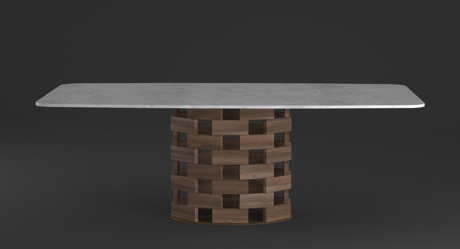 Tonin Casa Table Colosseo 3D model_1