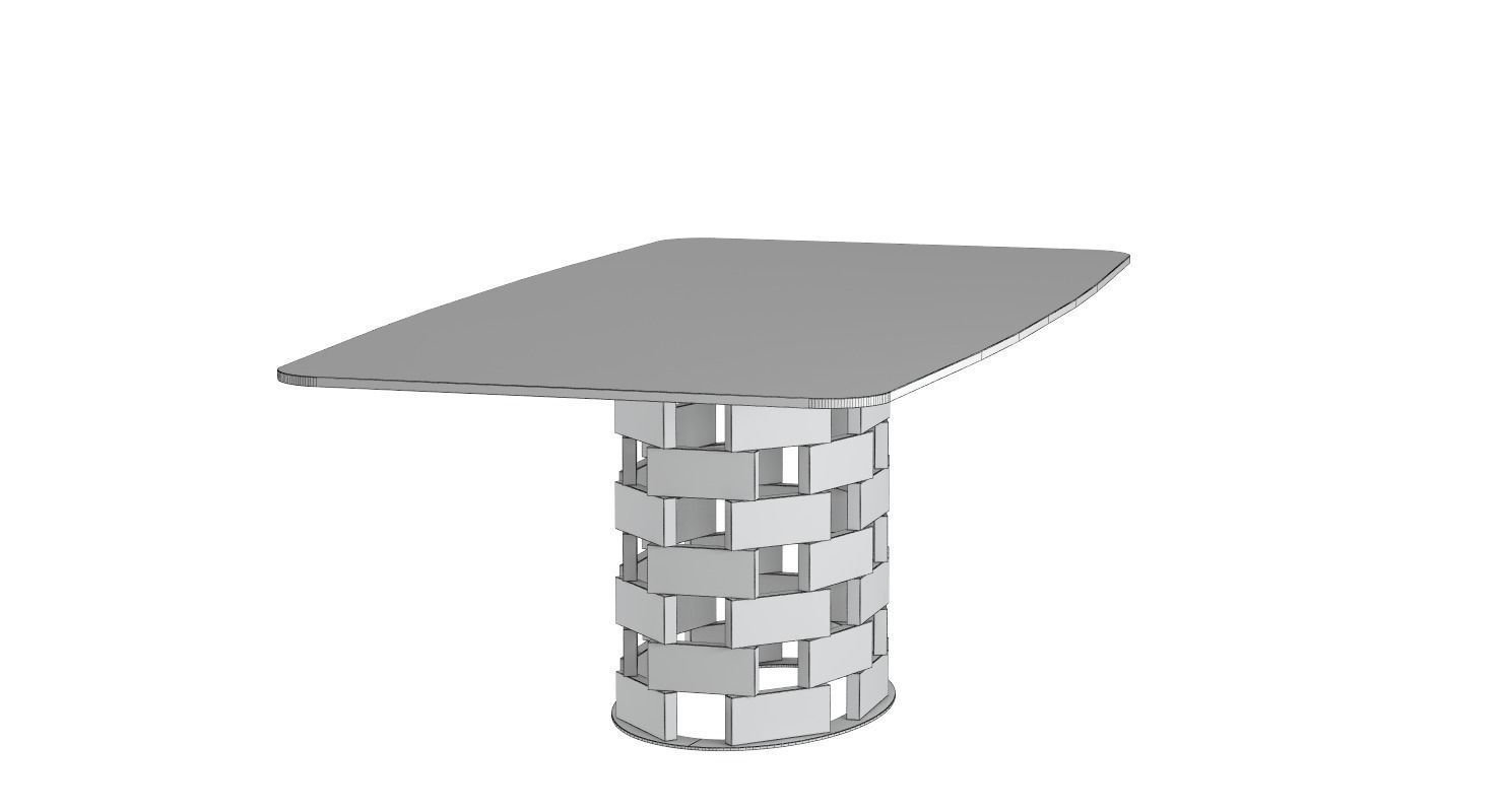 Tonin Casa Table Colosseo 3D model_7