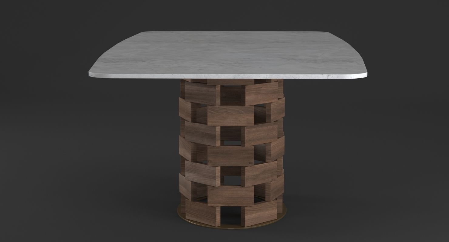 Tonin Casa Table Colosseo 3D model_3