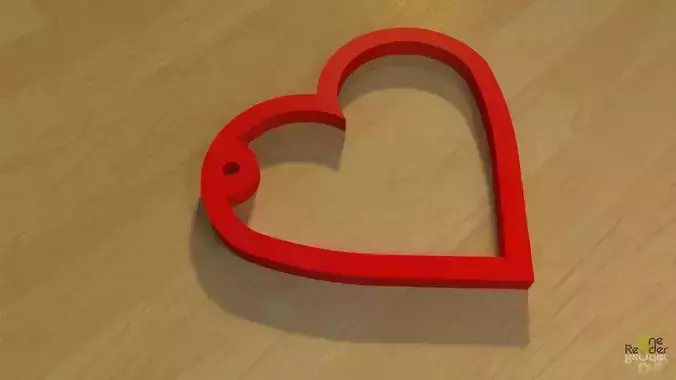 heart keychain