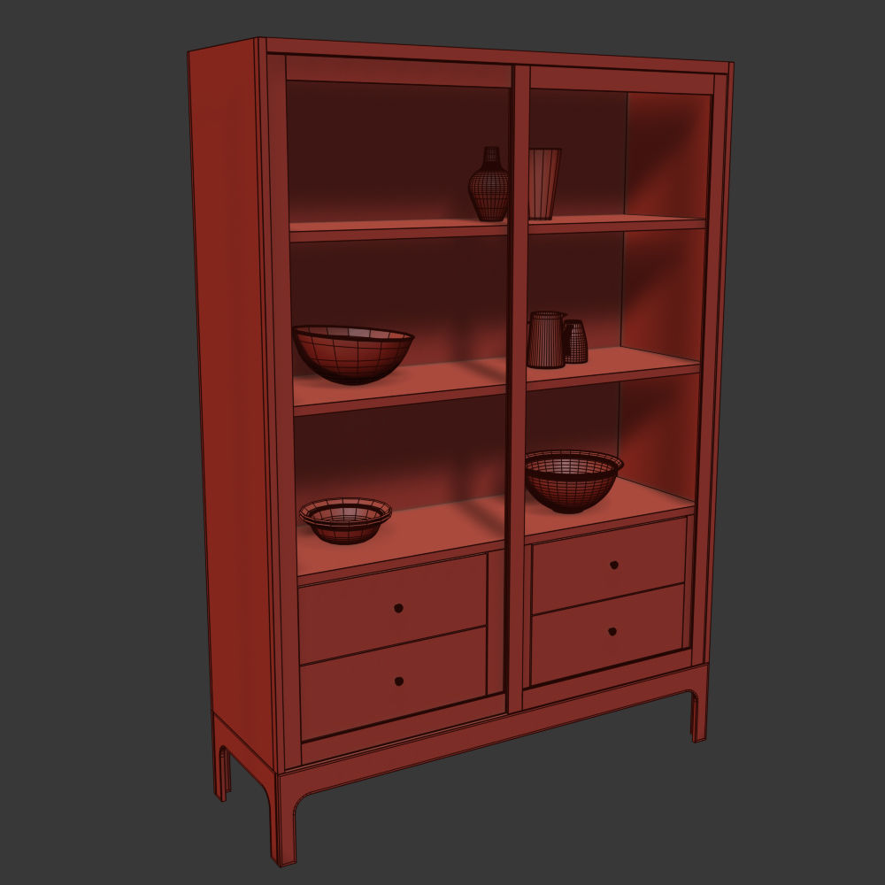 Pinch Design Joyce Cabinet Low-poly 3D model_4