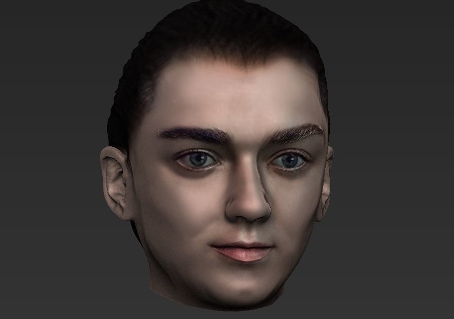 Arya Stark Game of Thrones 3D model_4