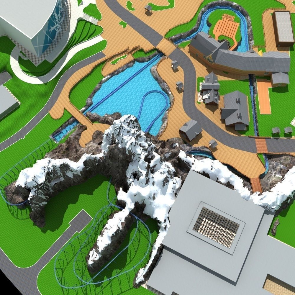 Amusement Park 3D model_10
