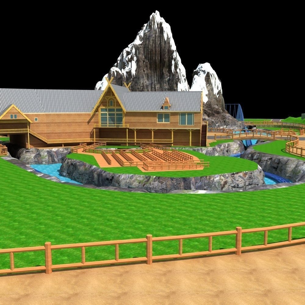 Amusement Park 3D model_8