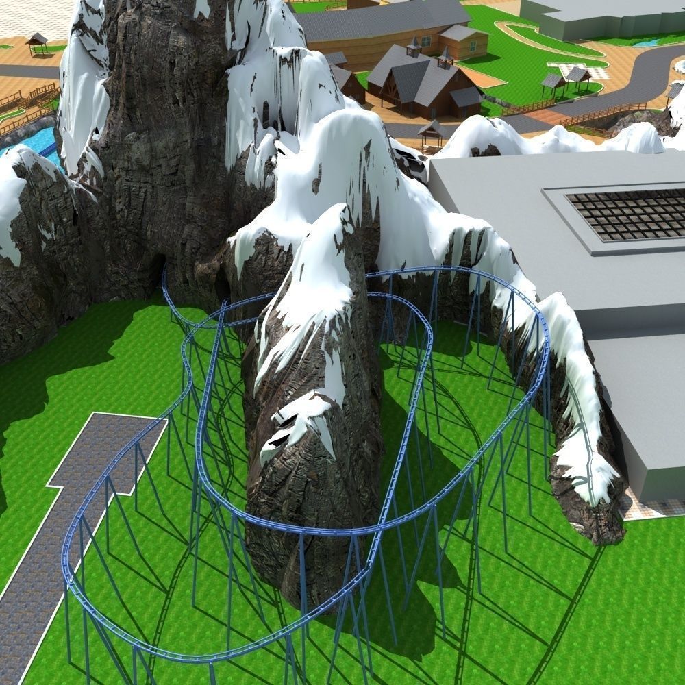 Amusement Park 3D model_7