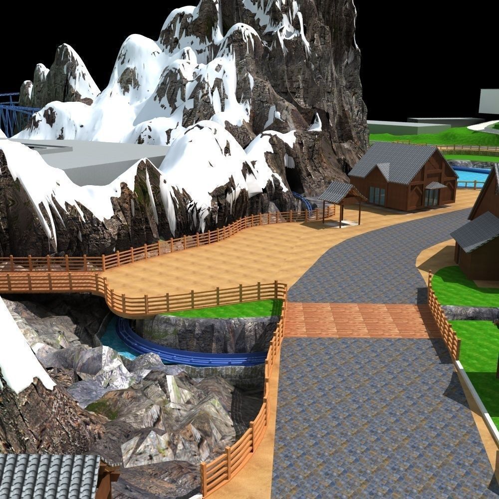 Amusement Park 3D model_6