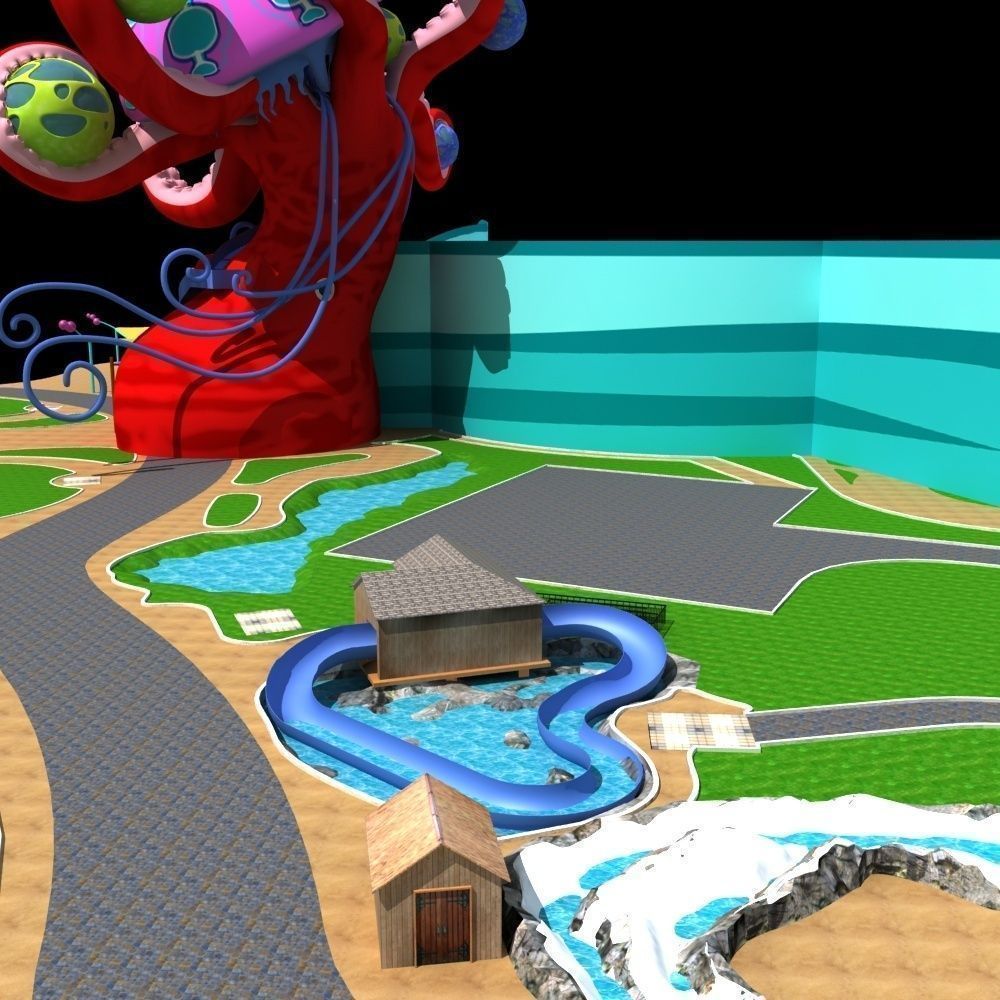 Amusement Park 3D model_14