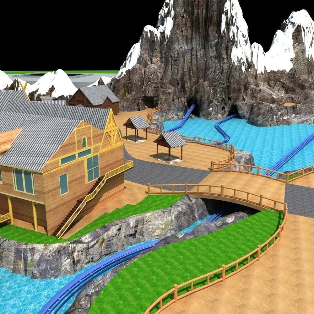 Amusement Park 3D model_11