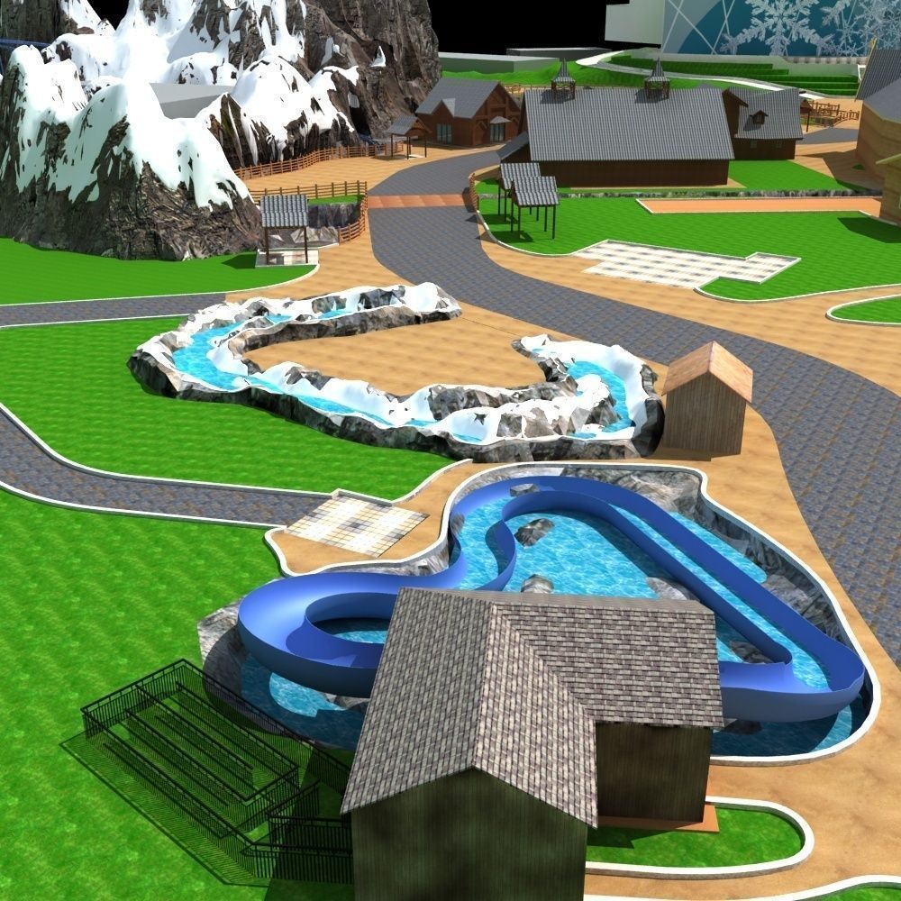 Amusement Park 3D model_15
