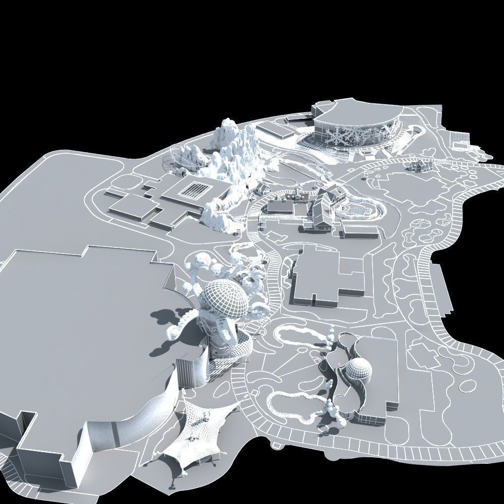 Amusement Park 3D model_24