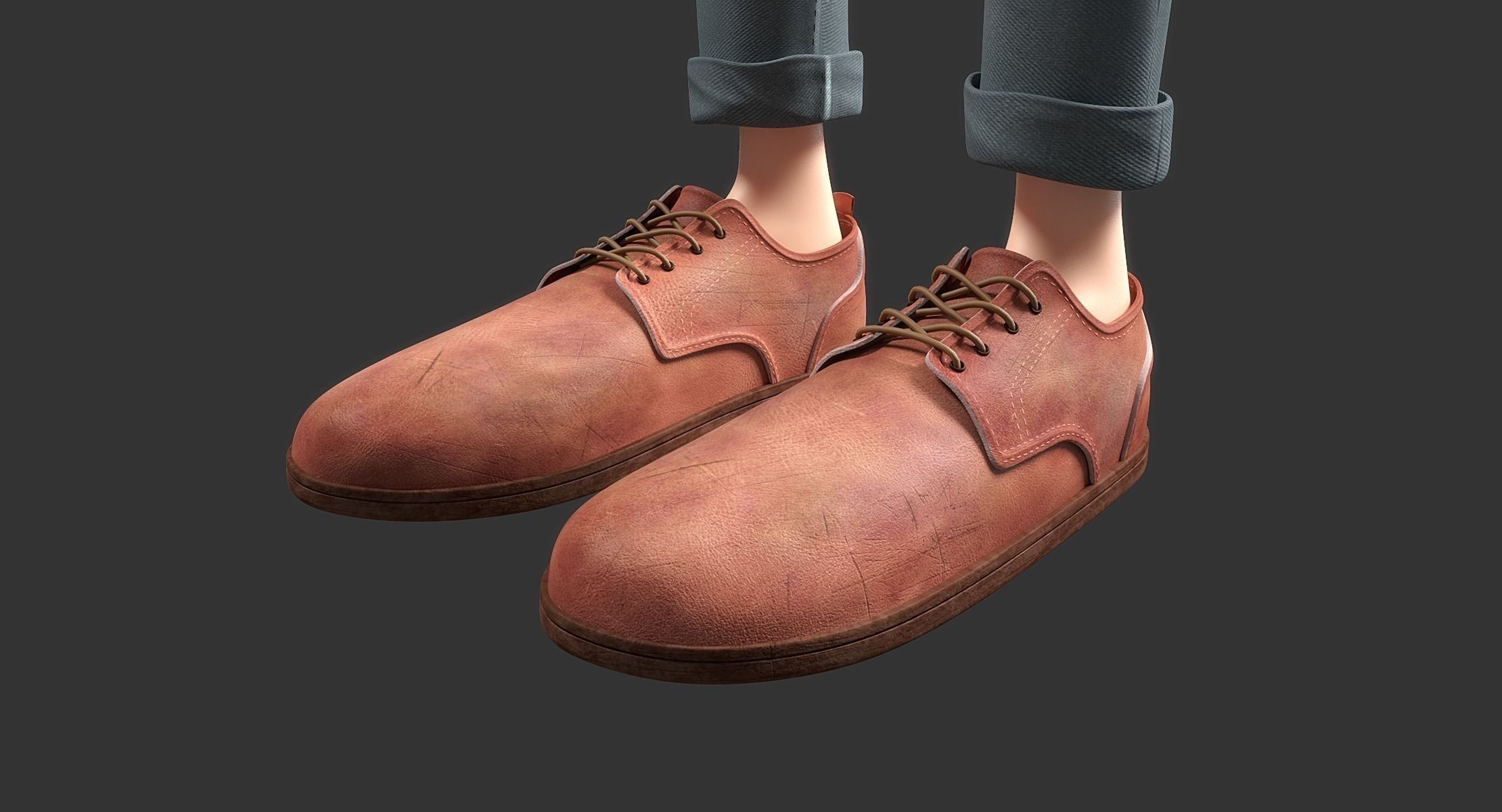 Cartoon Man Rigged 3D model_19