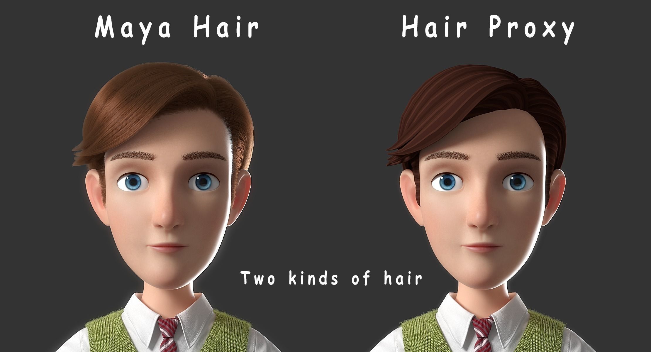 Cartoon Man Rigged 3D model_20