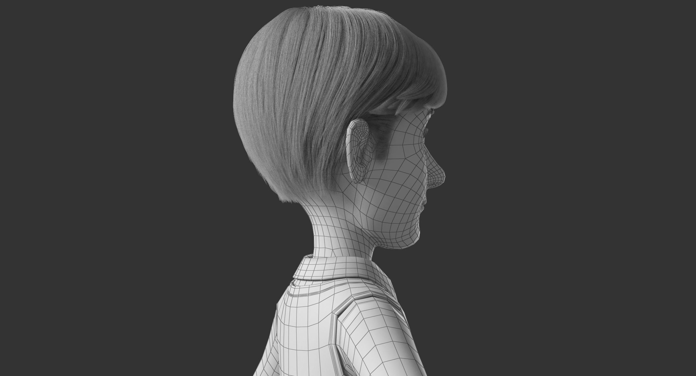 Cartoon Man Rigged 3D model_26