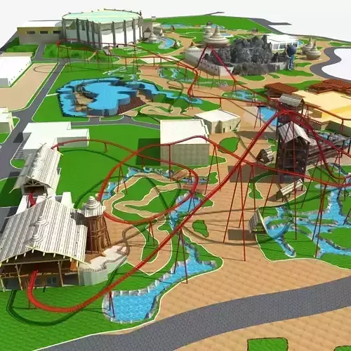 Amusement Park 3D model