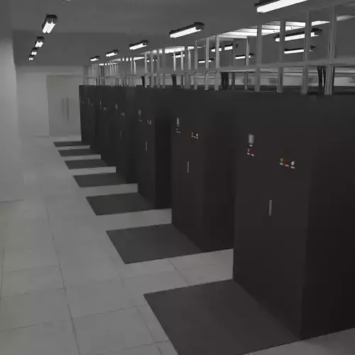 Internet Data Center Room 3D model