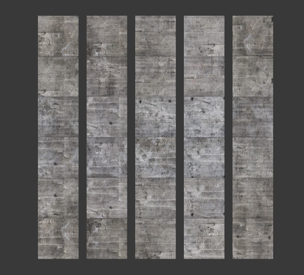 3D Modular 3D Feature Wall Panels Low-poly 3D model_14