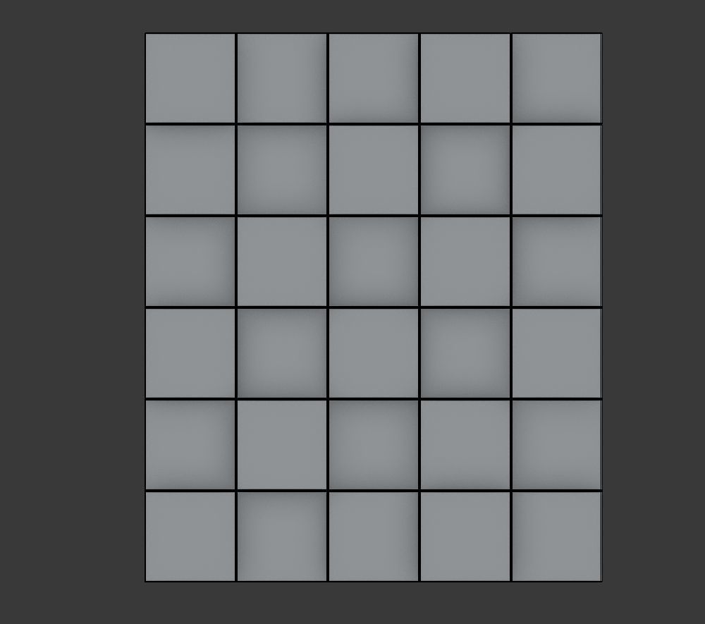 3D Modular 3D Feature Wall Panels Low-poly 3D model_6