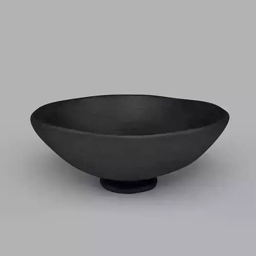 Modern Table Decoration - Dark Clay Bowl