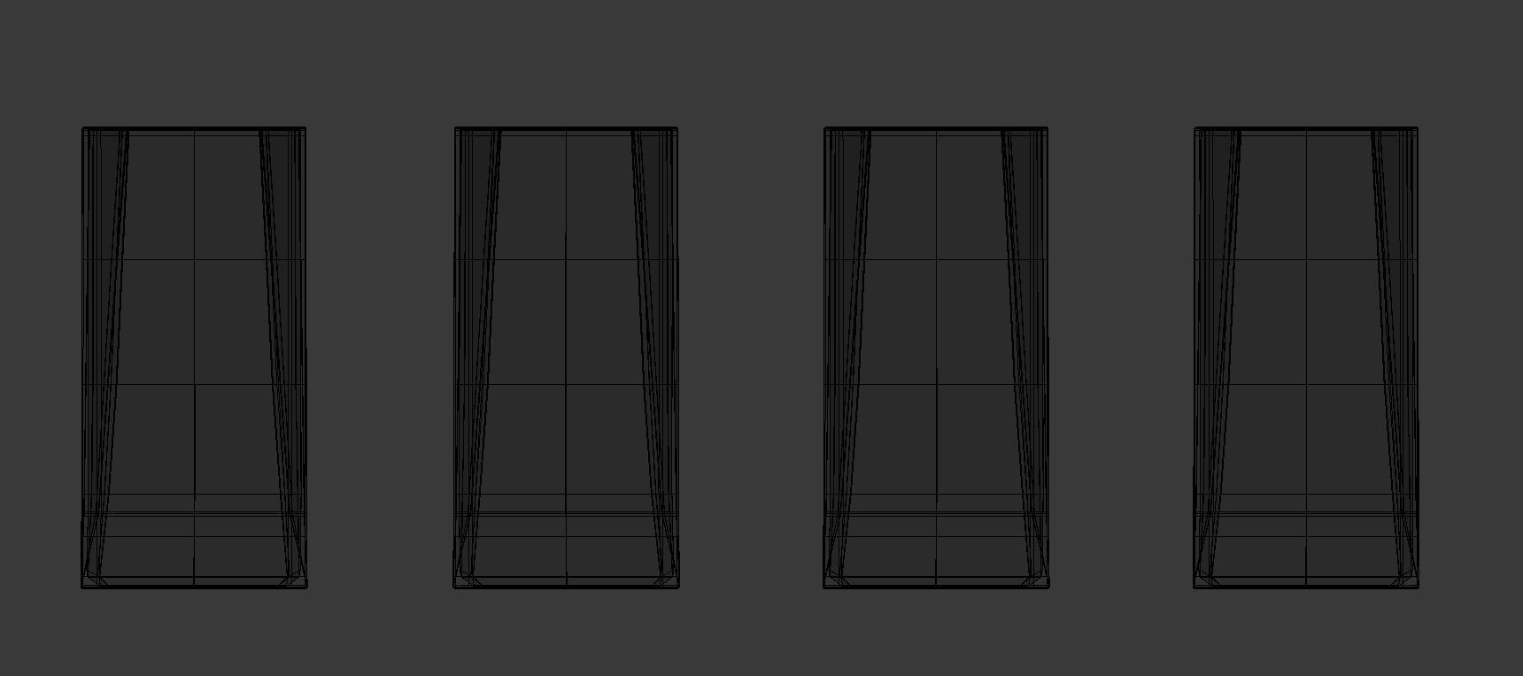 Natur Candy Bag - Simple Paper Bag Low-poly 3D model_7