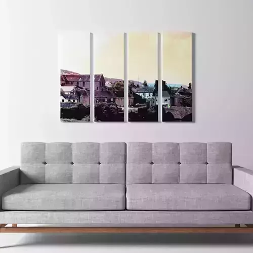 3D Printed Canvas - Old City