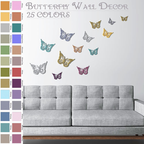 Butterfly Wall decoration - Wall art 3D model
