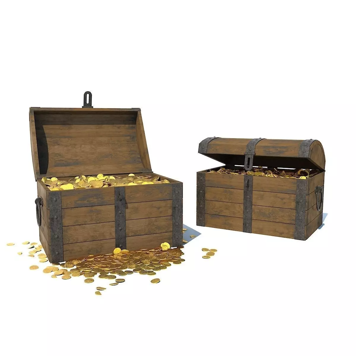 Chest Set 01 3D model_0