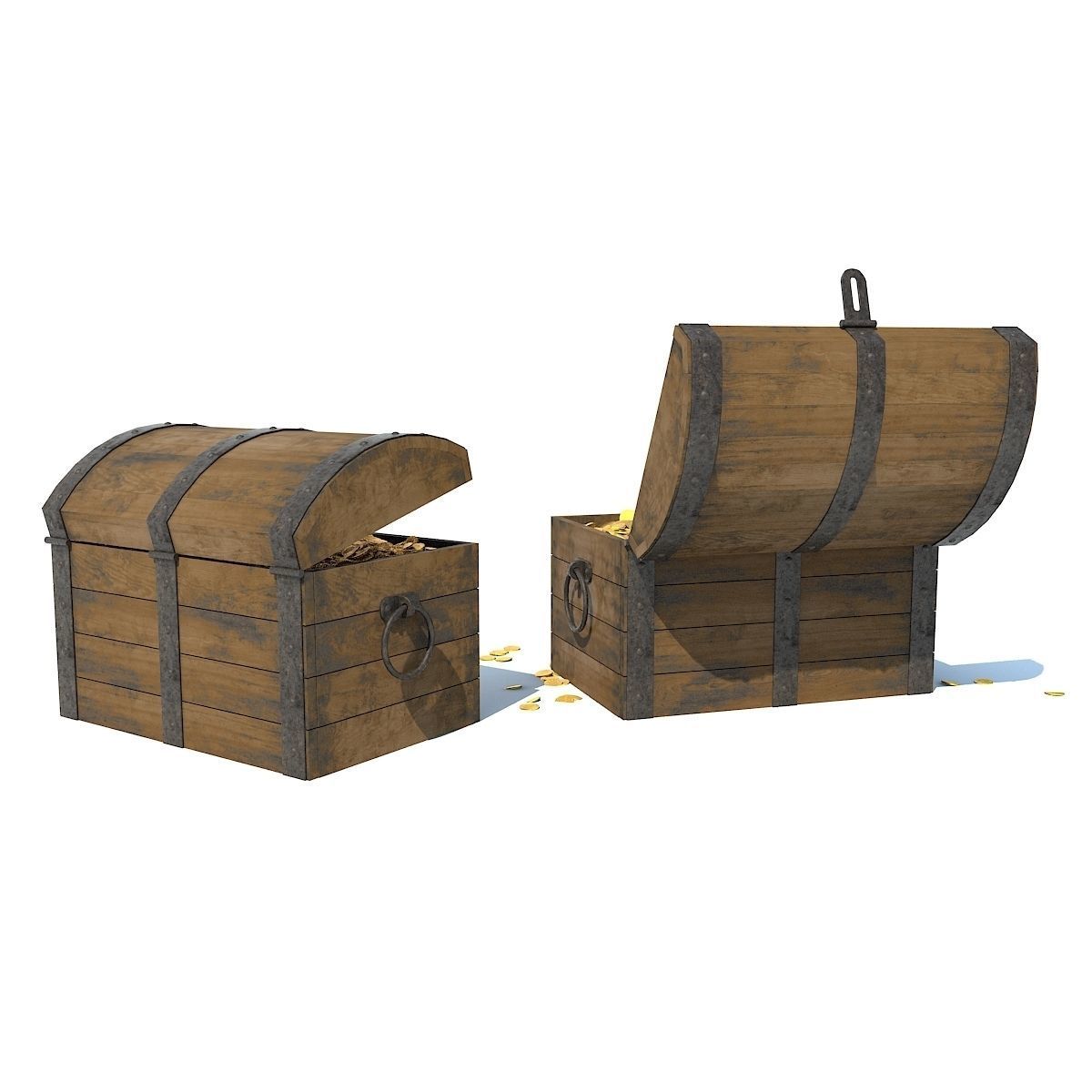Chest Set 01 3D model_1
