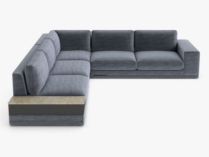 Longhi Cohen Sectional Sofa 3D model