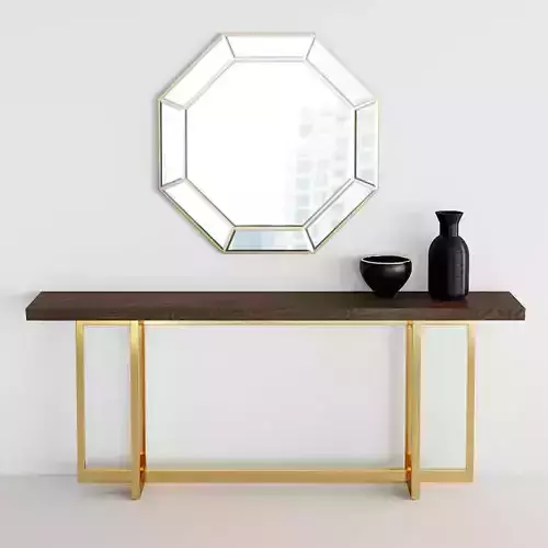 Mirror Console Table