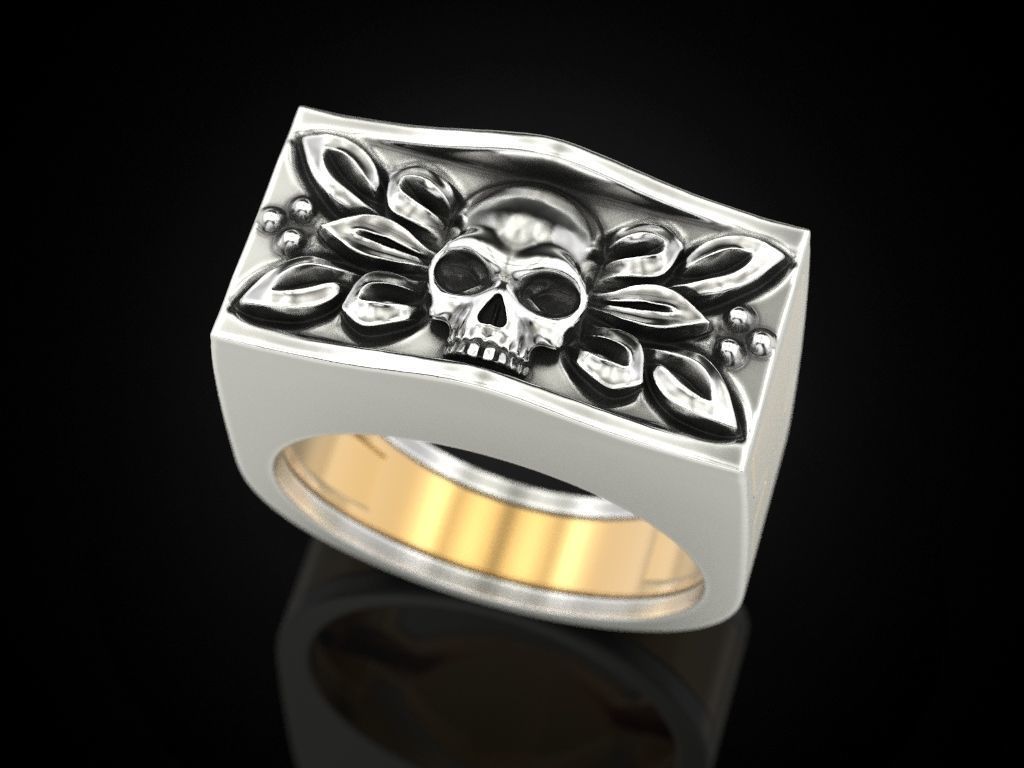 Secret Compartment ring 3D print model_1