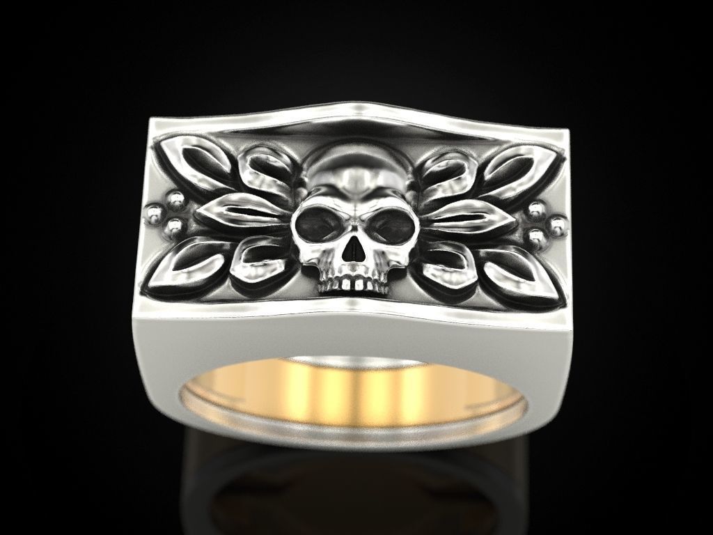 Secret Compartment ring 3D print model_3