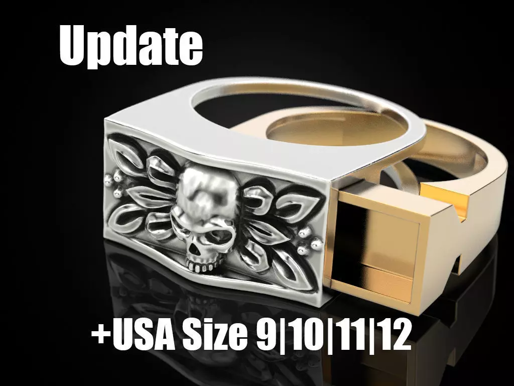 Secret Compartment ring 3D print model_0