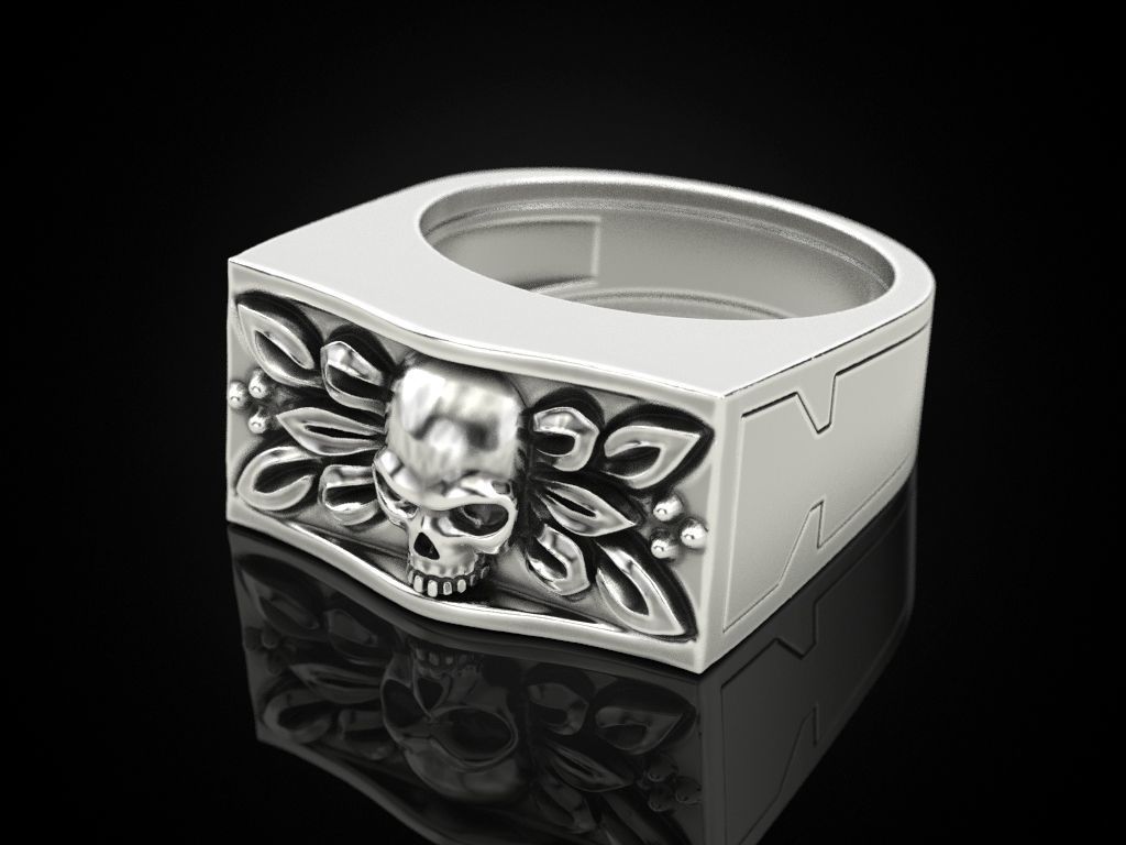 Secret Compartment ring 3D print model_12