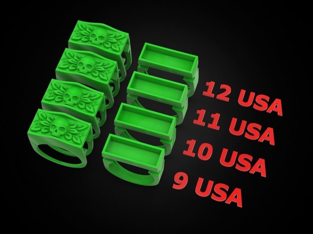 Secret Compartment ring 3D print model_11