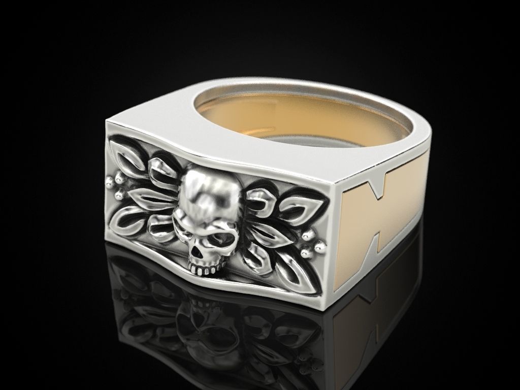Secret Compartment ring 3D print model_2