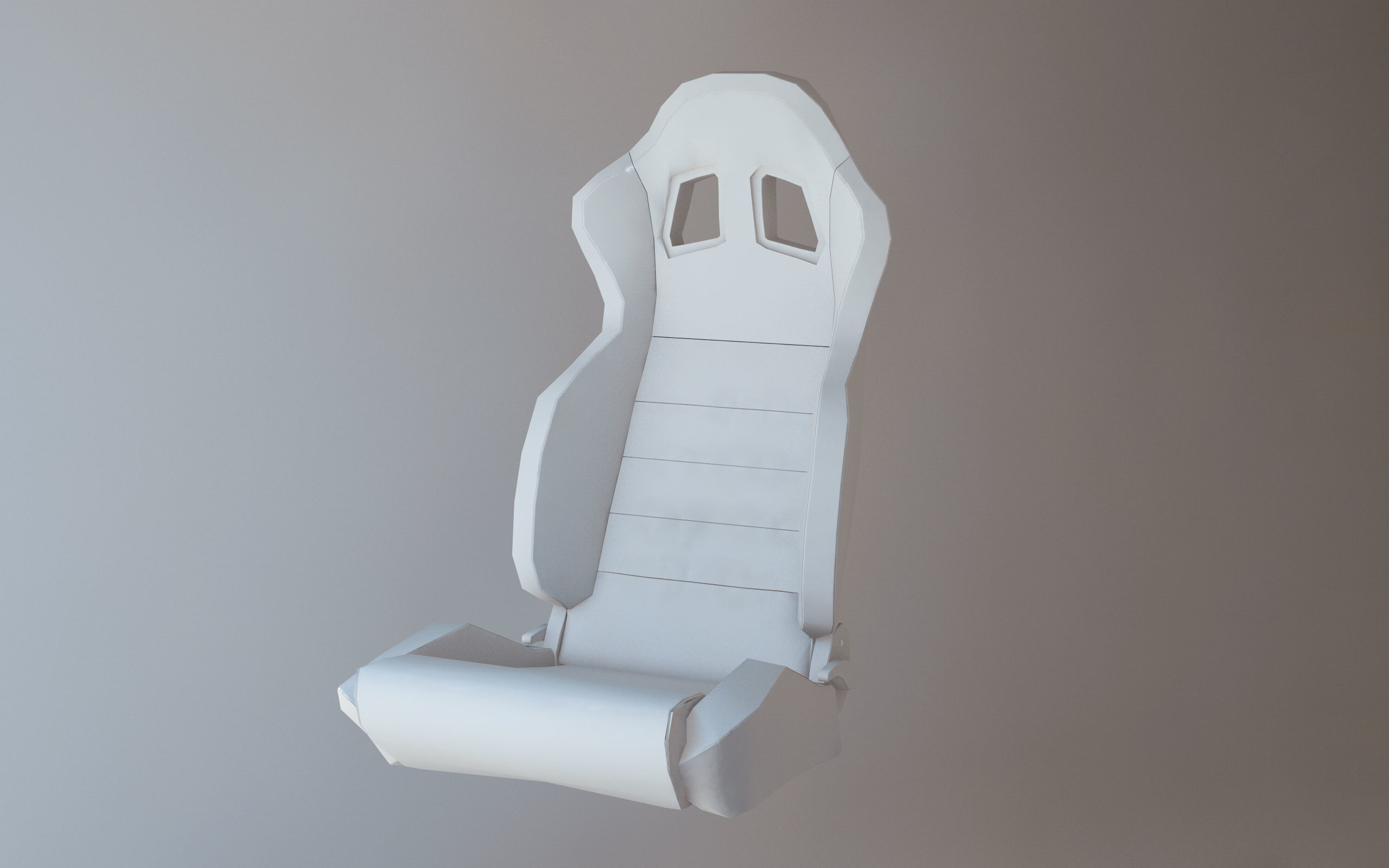Car racing seat 3D model_11