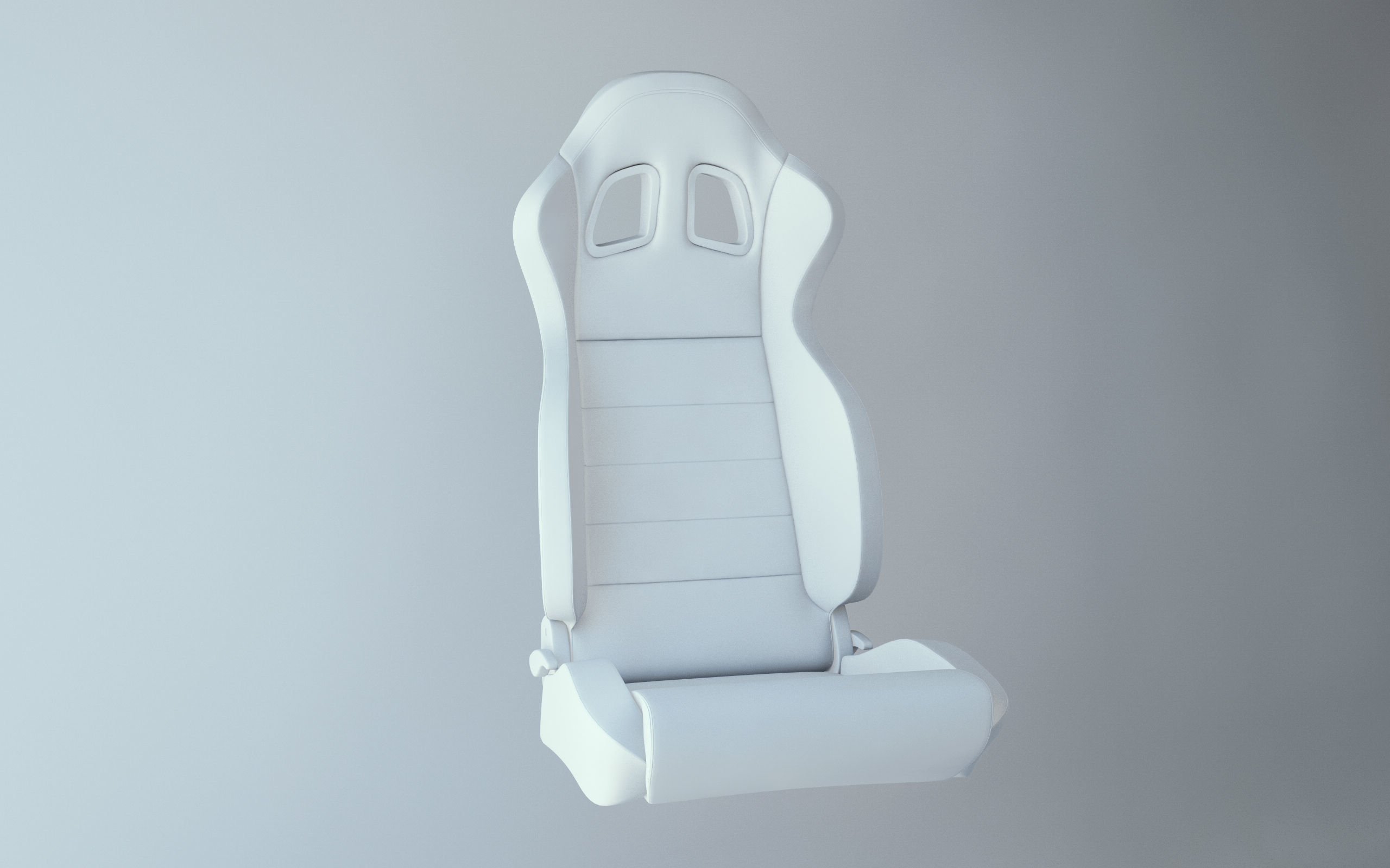 Car racing seat 3D model_6