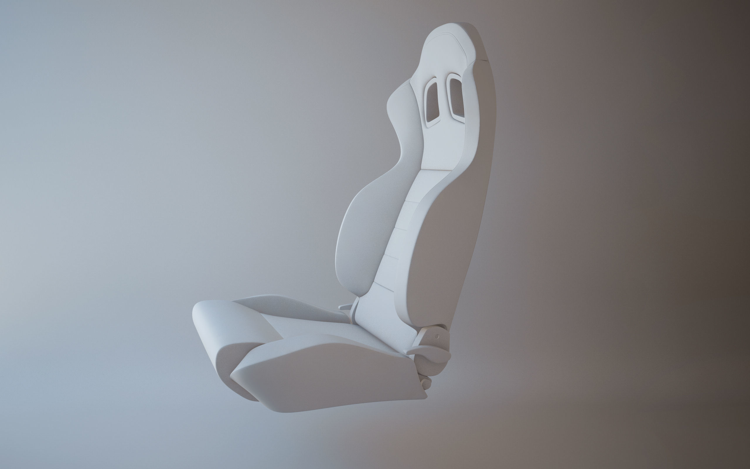 Car racing seat 3D model_10