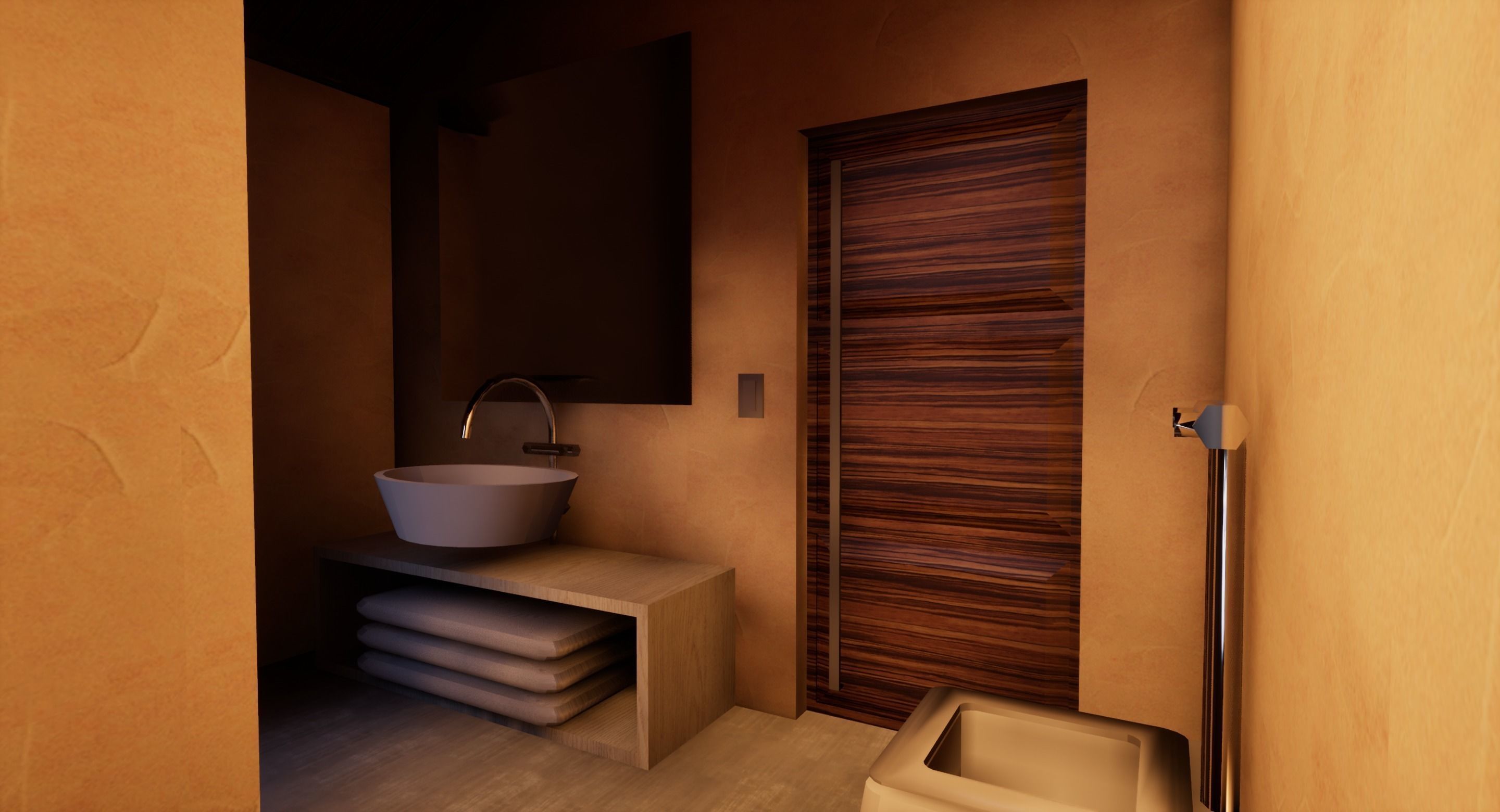 SHC Spanish Modern House 1 Low-poly 3D model_24