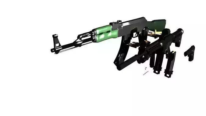 gun pack ak47 m4 berreta m9