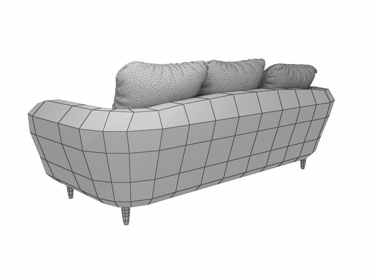Sofa Lazzoni Paria 3D model_11