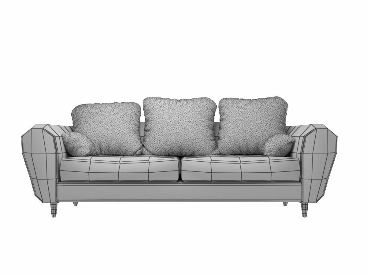 Sofa Lazzoni Paria 3D model_9