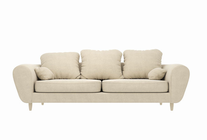 Sofa Lazzoni Paria 3D model 2